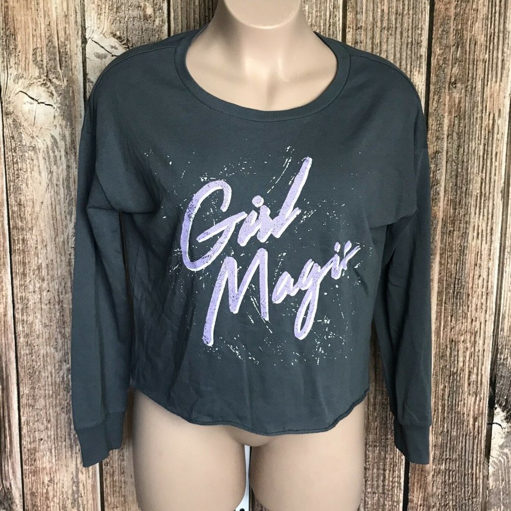 Grayson Threads NWT Crop Shirt ~ Sz XL ~ Gray